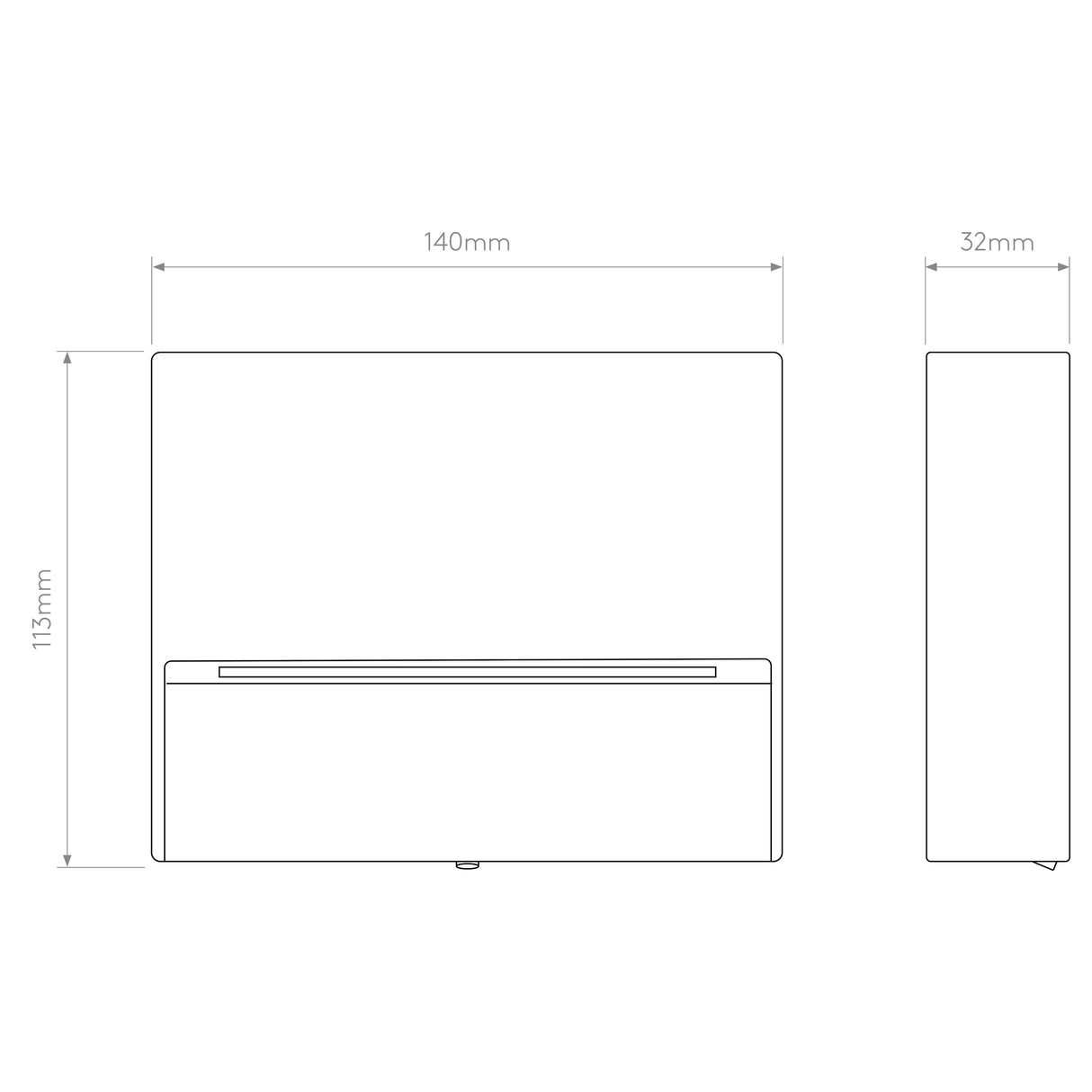 Astro Mori 140 Textured Black Outdoor Marker Light