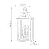 Elstead Kendal 2 Light Wall Lantern