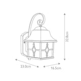 Elstead Kent 1 Light Wall Lantern