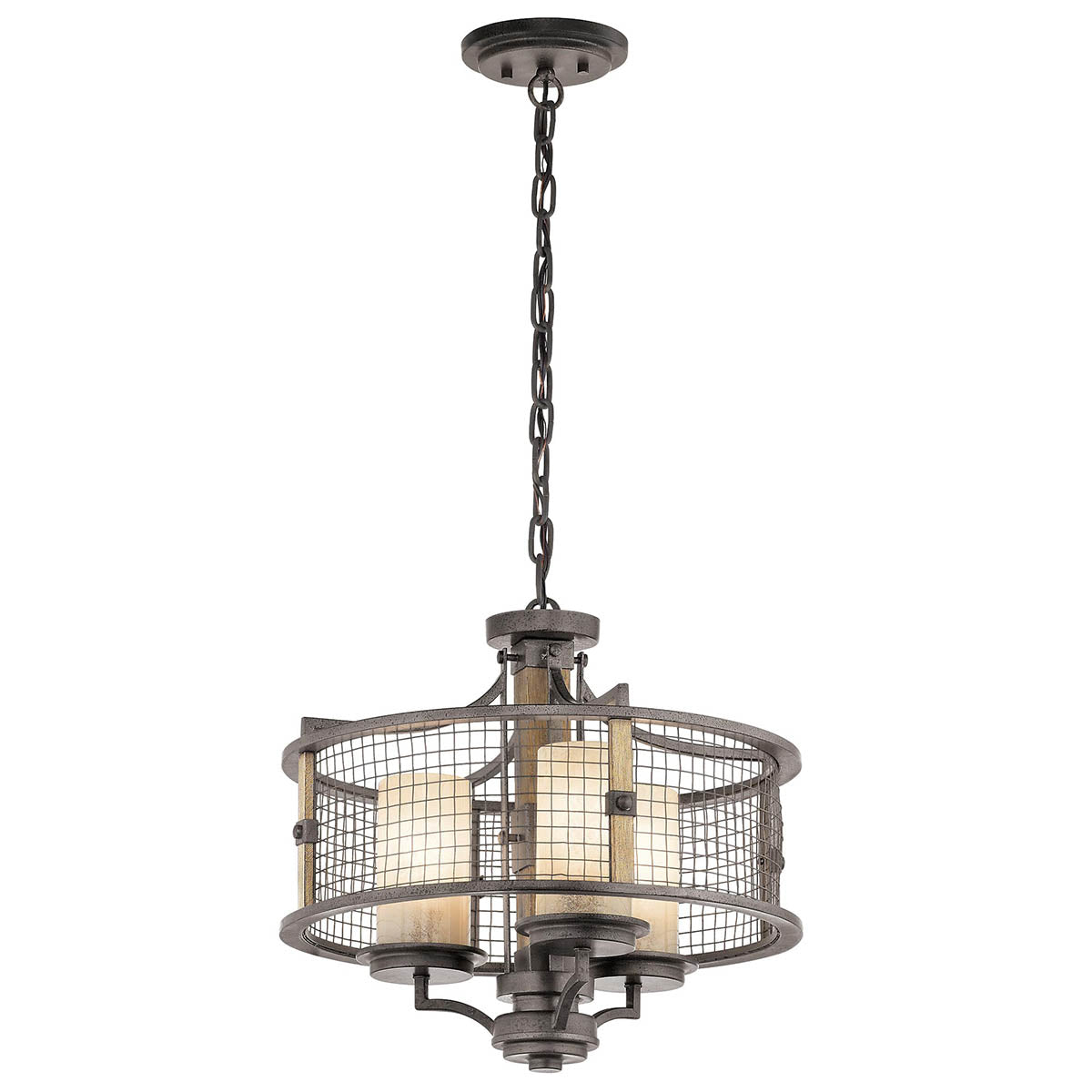 Kichler Ahrendale 3 Light Duo-Mount Chandelier