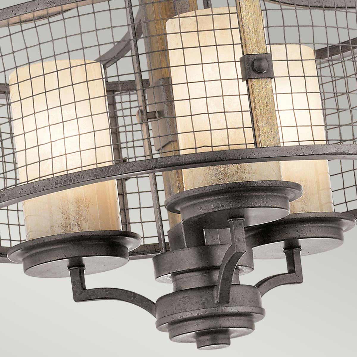 Kichler Ahrendale 3 Light Duo-Mount Chandelier