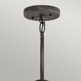 Kichler Ashland Bay 5 Light Outdoor Chandelier Grey