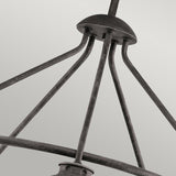 Kichler Ashland Bay 5 Light Outdoor Chandelier Grey