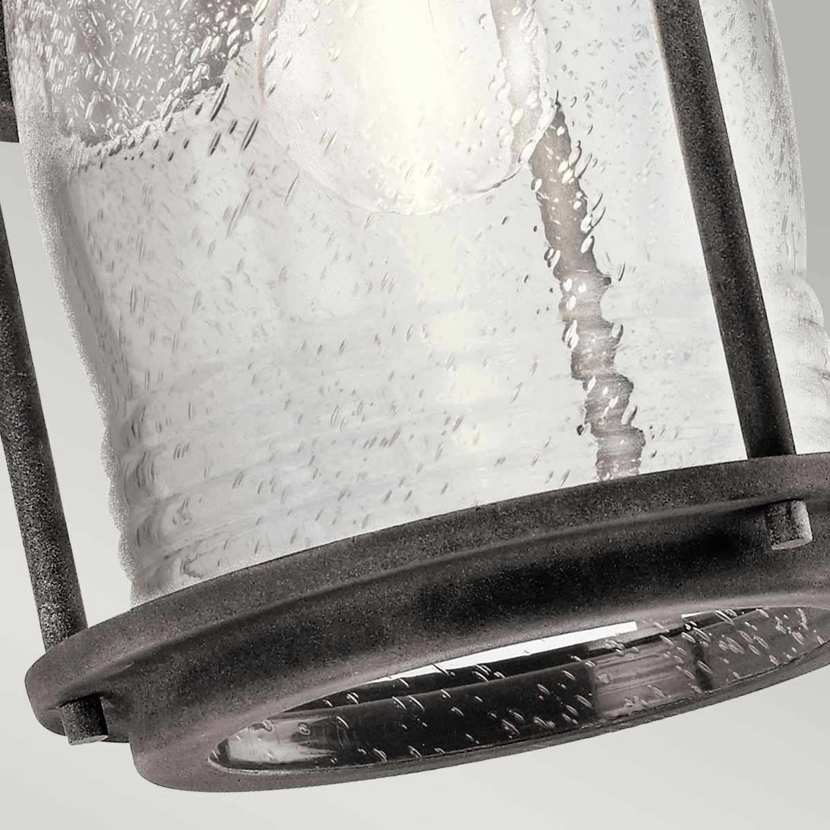 Kichler Ashland Bay 1 Light Medium Wall Lantern Grey
