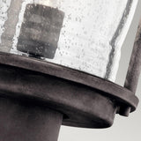 Kichler Ashland Bay 1 Light Medium Pedestal Lantern Grey