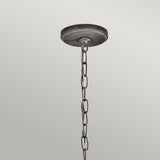 Kichler Ashland Bay 1 Light Small Chain Lantern Grey