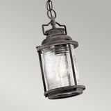 Kichler Ashland Bay 1 Light Small Chain Lantern Grey