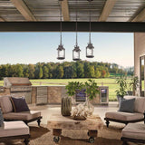 Kichler Ashland Bay 1 Light Small Chain Lantern Grey