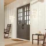 Kichler Beacon Square 1 Light Medium Wall Lantern White