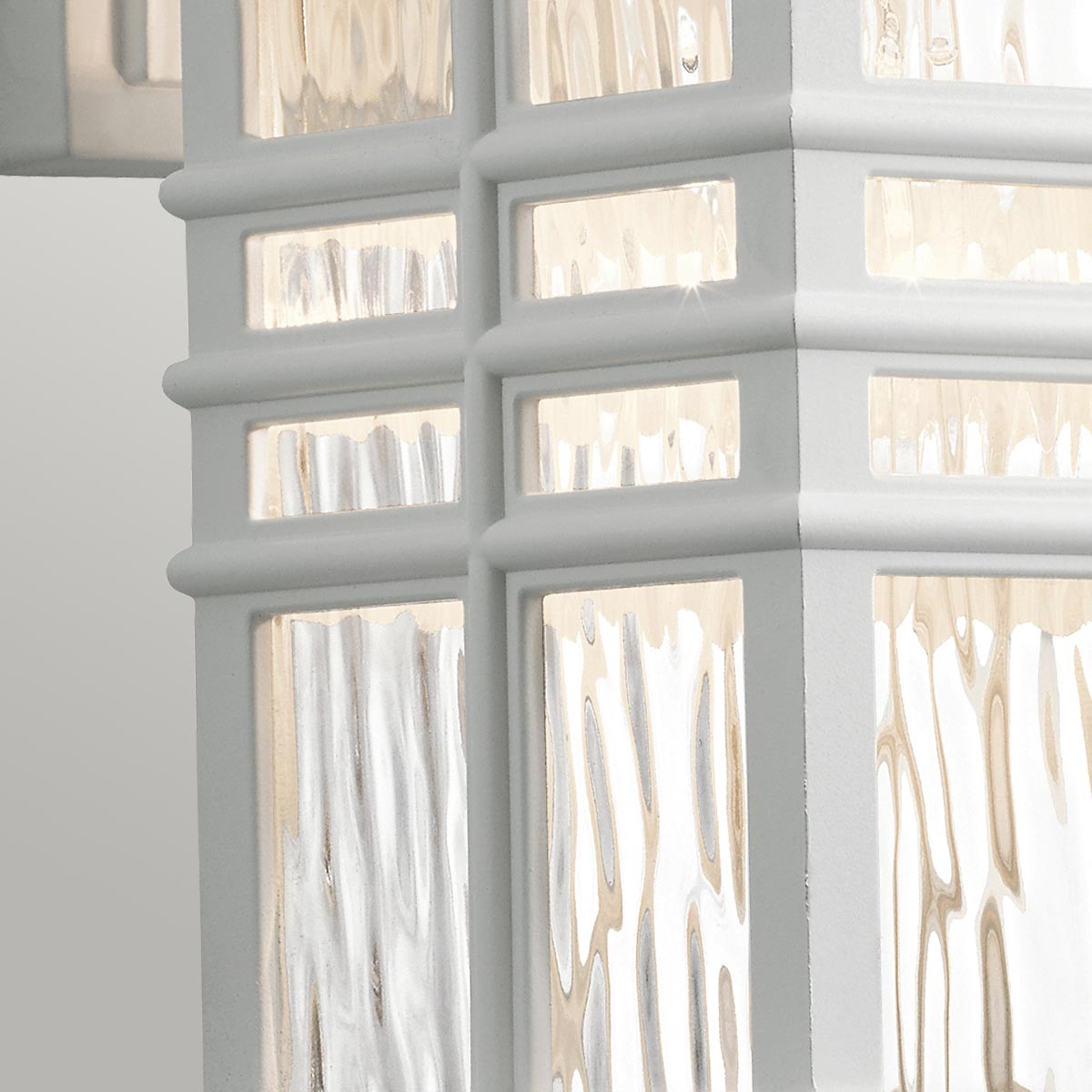 Kichler Beacon Square 1 Light Small Wall Lantern White