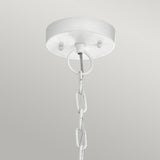 Kichler Beacon Square 1 Light Chain Lantern White