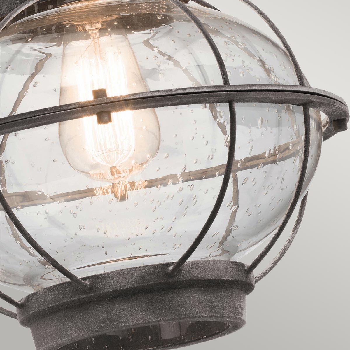 Kichler Bridgepoint 1 Light Large Wall Lantern Grey