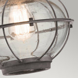 Kichler Bridgepoint 1 Light Medium Wall Lantern Grey
