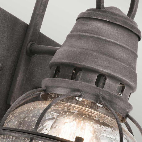 Kichler Bridgepoint 1 Light Small Wall Lantern Grey