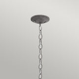 Kichler Bridge Point 1 Light Small Chain Lantern Grey