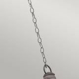 Kichler Bridge Point 1 Light Small Chain Lantern Grey