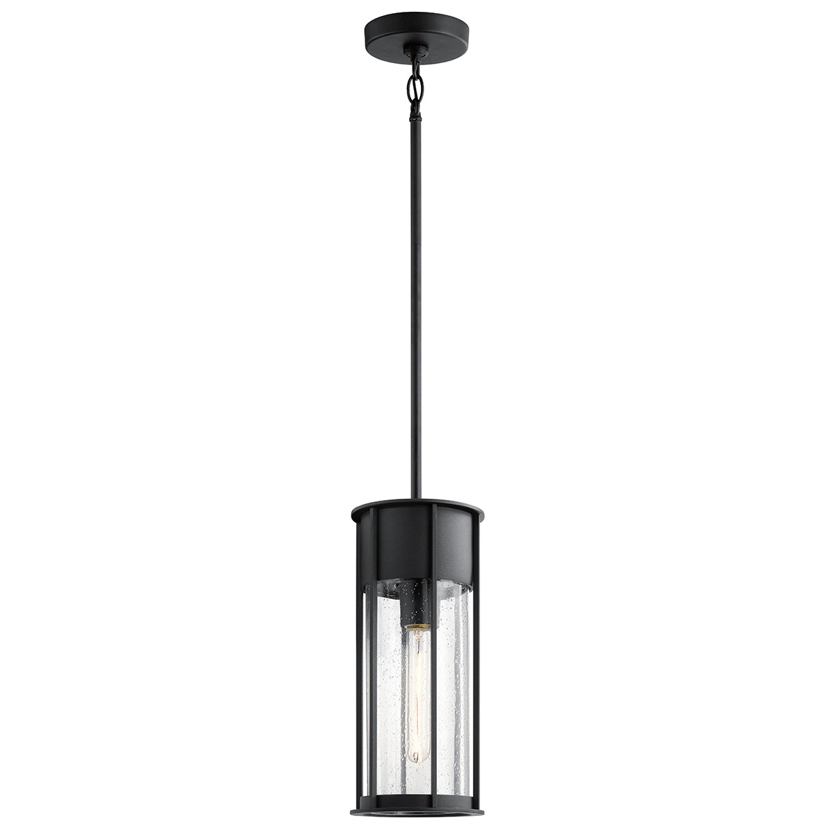 Kichler Camillo 1lt Outdoor Pendant Black