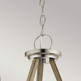 Kichler Deryn 3 Light Chandelier Grey