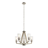 Kichler Deryn 5 Light Chandelier Grey