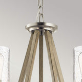 Kichler Deryn 5 Light Chandelier Grey