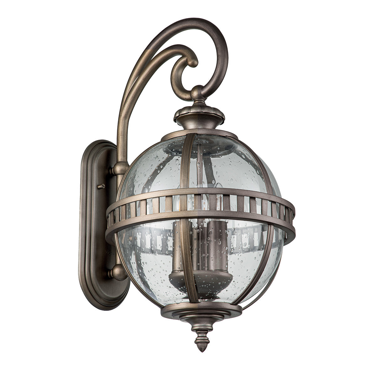 Kichler Halleron 3 Light Wall Lantern Grey