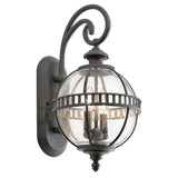 Kichler Halleron 2 Light Wall Lantern Grey
