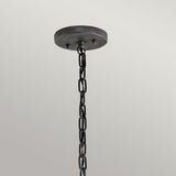 Kichler Halleron 3 Light Chain Lantern Grey
