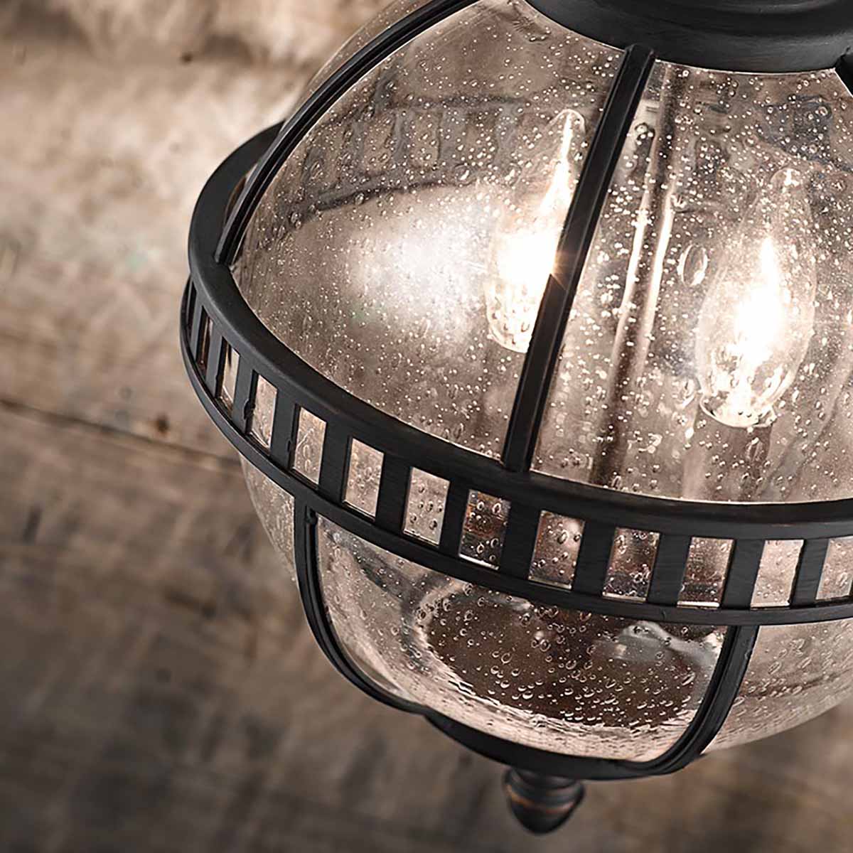 Kichler Halleron 3 Light Chain Lantern Grey