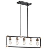 Kichler Imahn 5 Light Linear Chandelier