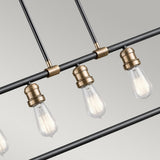 Kichler Imahn 5 Light Linear Chandelier