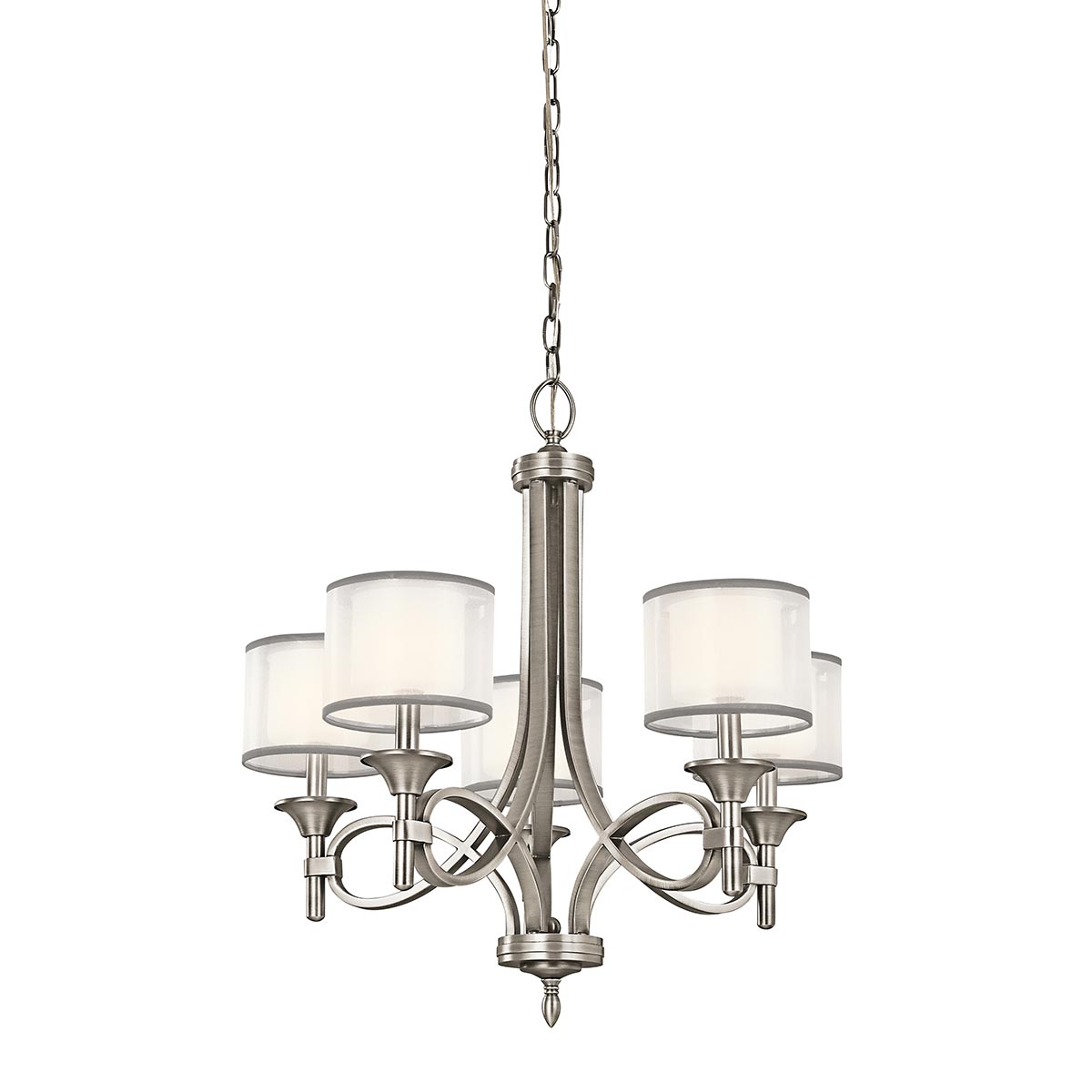 Kichler Lacey 5 Light Chandelier Silver