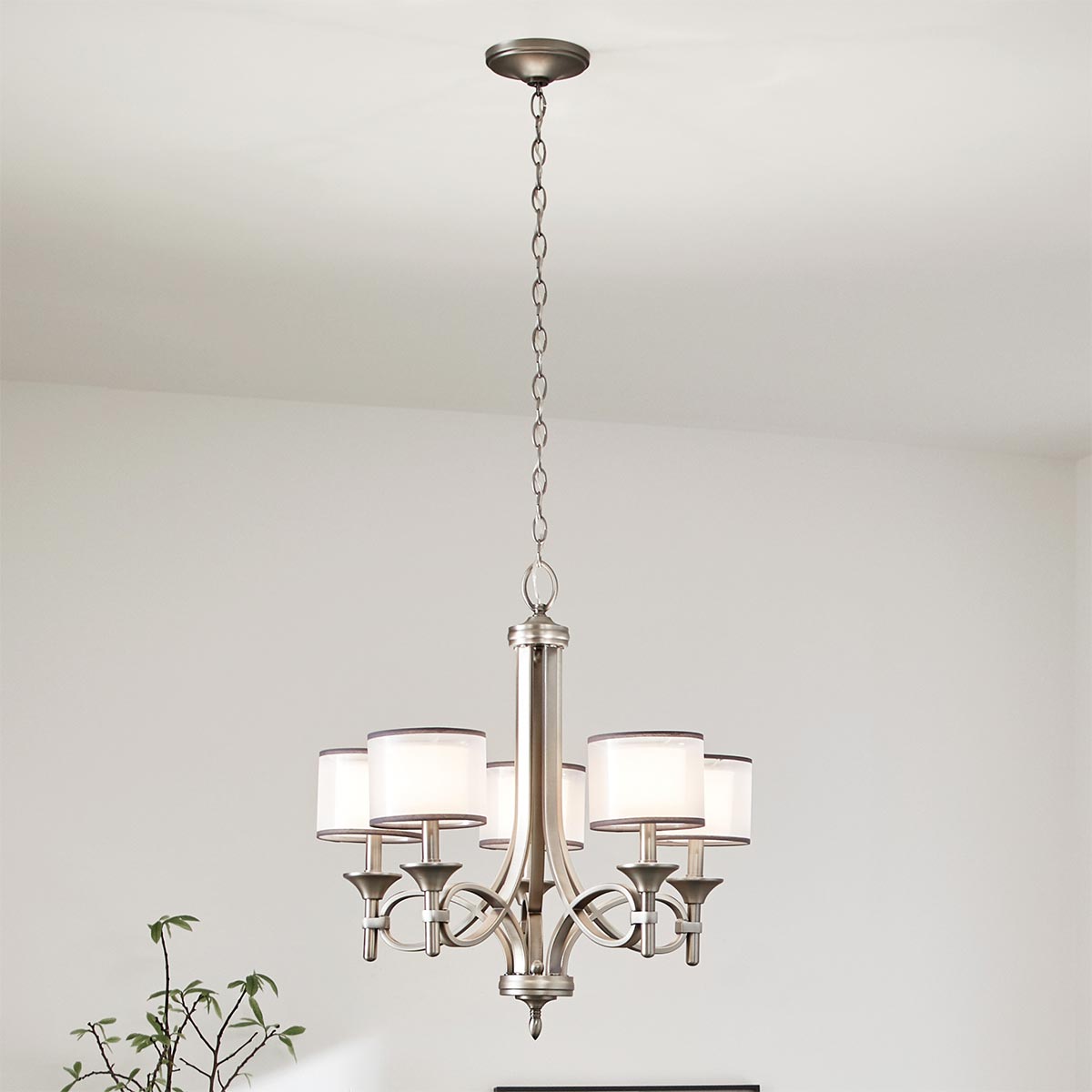 Kichler Lacey 5 Light Chandelier Silver