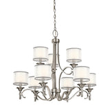 Kichler Lacey 9 Light Chandelier Silver