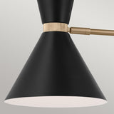 Kichler Phix 2 arm, 4 light up and down linear Chandelier