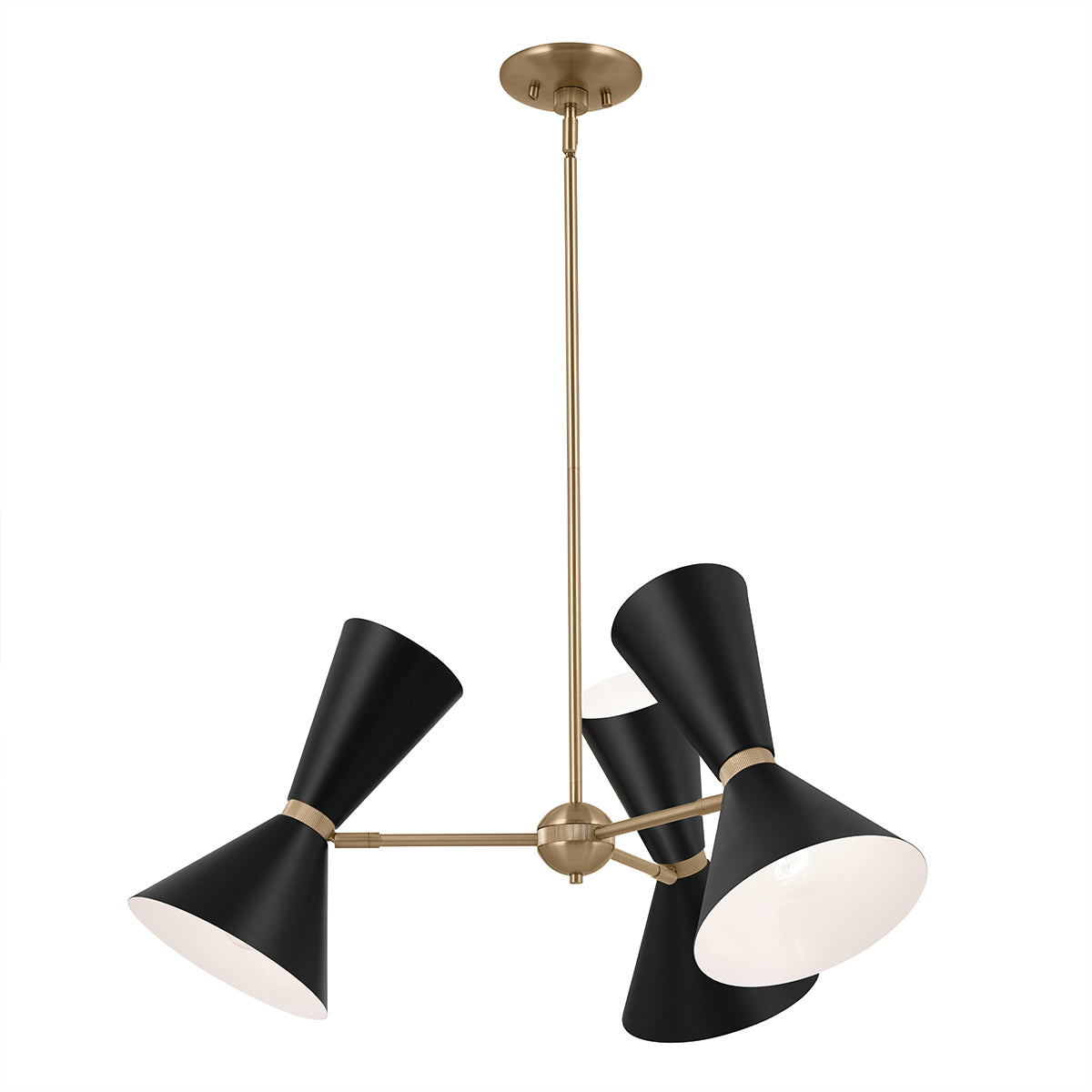 Kichler Phix 3 arm, 6 light up and down Chandelier
