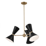 Kichler Phix 3 arm, 6 light up and down Chandelier