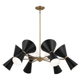 Kichler Phix 6 arm, 12 light up and down Chandelier