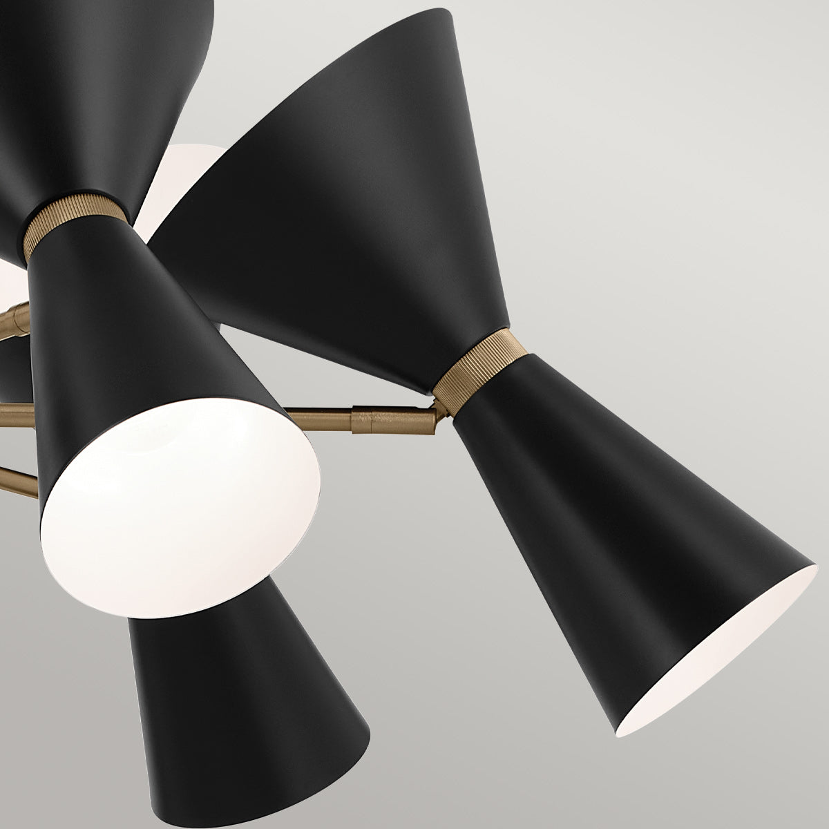 Kichler Phix 6 arm, 12 light up and down Chandelier