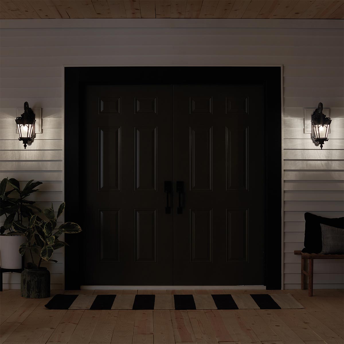 Kichler Tournai 2 Light Large Wall Lantern