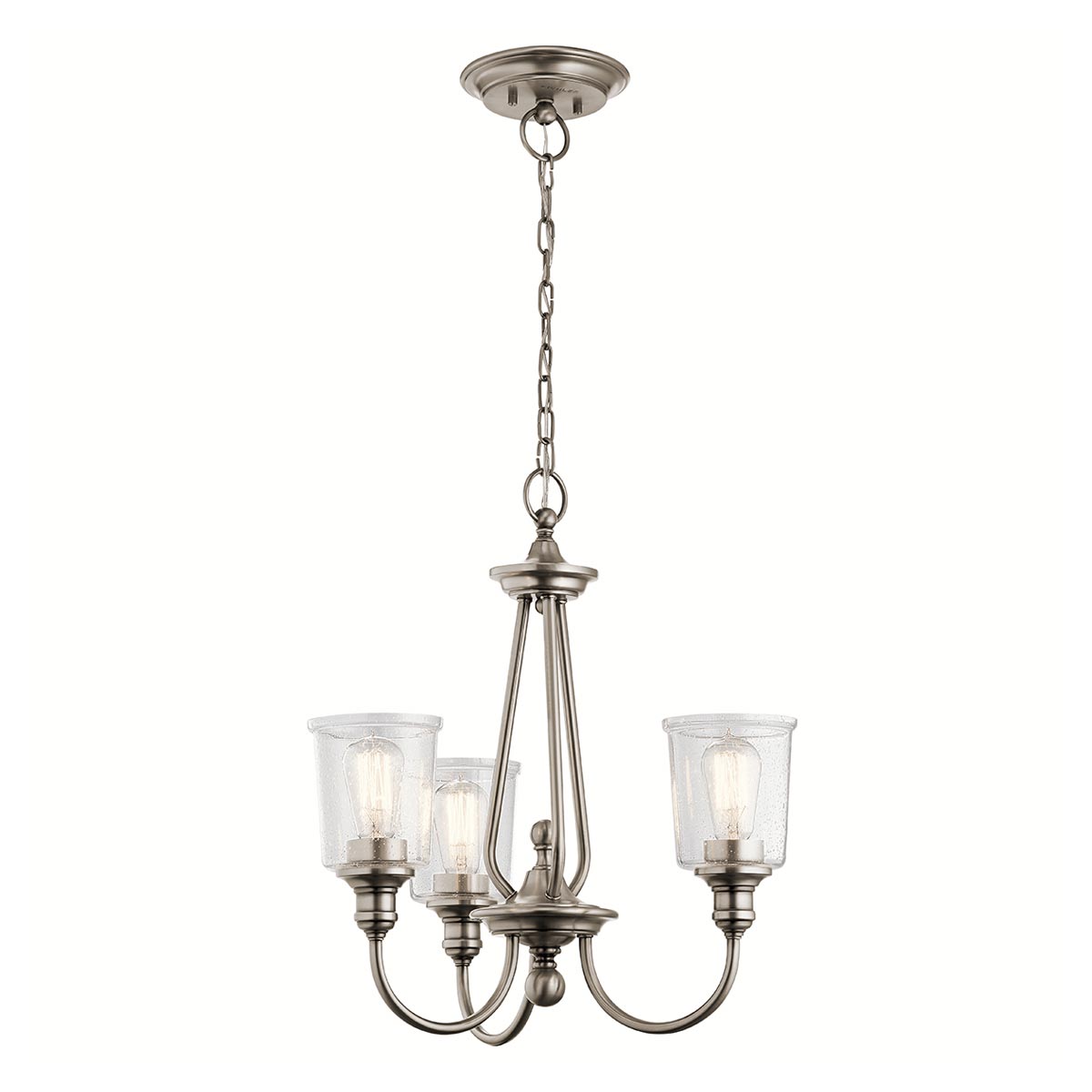 Kichler Waverly 3 Light Chandelier Silver