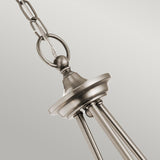 Kichler Waverly 3 Light Chandelier Silver