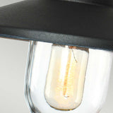 Elstead Klampenborg 1 Light Wall Lantern Black