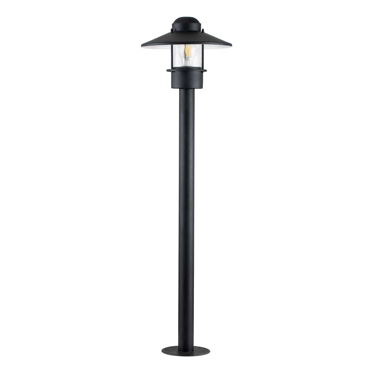 Elstead Klampenborg 1 Light Bollard Black