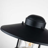 Elstead Klampenborg 1 Light Pedestal Black