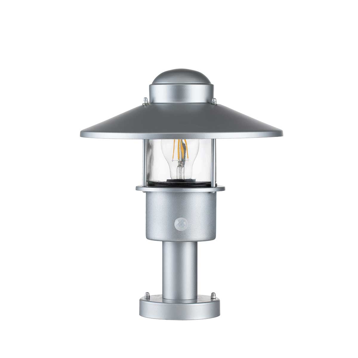 Elstead Klampenborg 1 Light Pedestal with PIR
