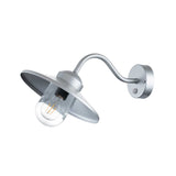 Elstead Klampenborg 1 Light Wall Lantern with PIR Silver