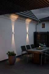 Konstsmide Chieri 2 LED Outdoor Wall Light White –  from Amos Lighting + Home