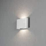 Konstsmide Chieri 2 LED Outdoor Wall Light White –  from Amos Lighting + Home