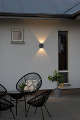 Konstsmide Chieri 4 LED Outdoor Wall Light Anthracite Grey –  from Amos Lighting + Home