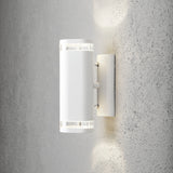 Konstsmide Modena Band Outdoor Twin Wall Light White –  from Amos Lighting + Home